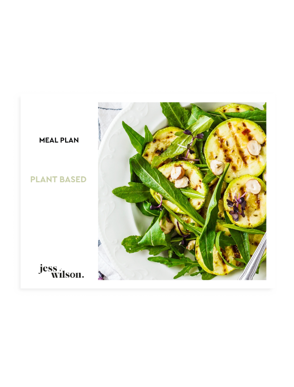 Meal plan, plant based meal plan