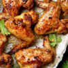 roasted chicken, roasted chicken wings